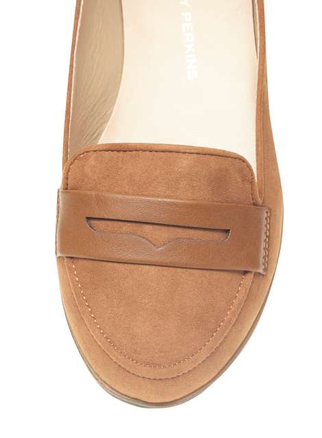 Wide Fit Tan 'Wok' loafers